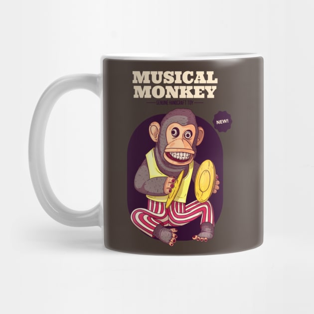 musical monkey by WOAT